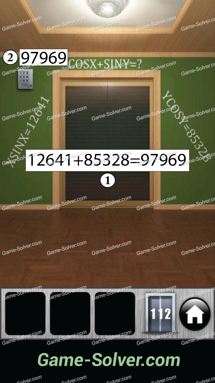 100 Doors 2013 Level 112 Game Solver