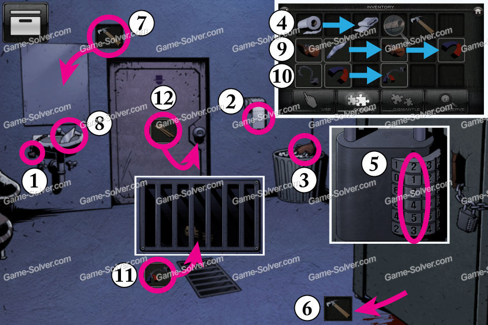 Doors and Rooms 111 Game Solver