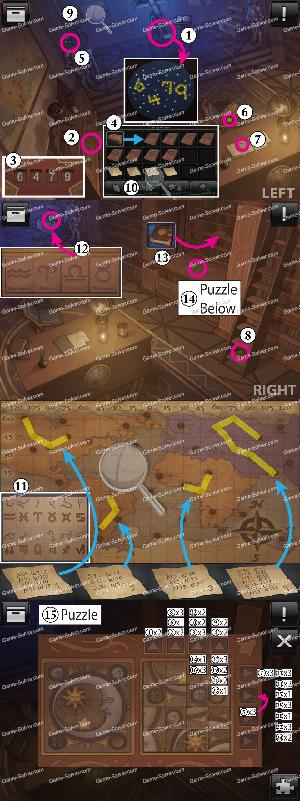 Doors and Rooms 55 • Game Solver