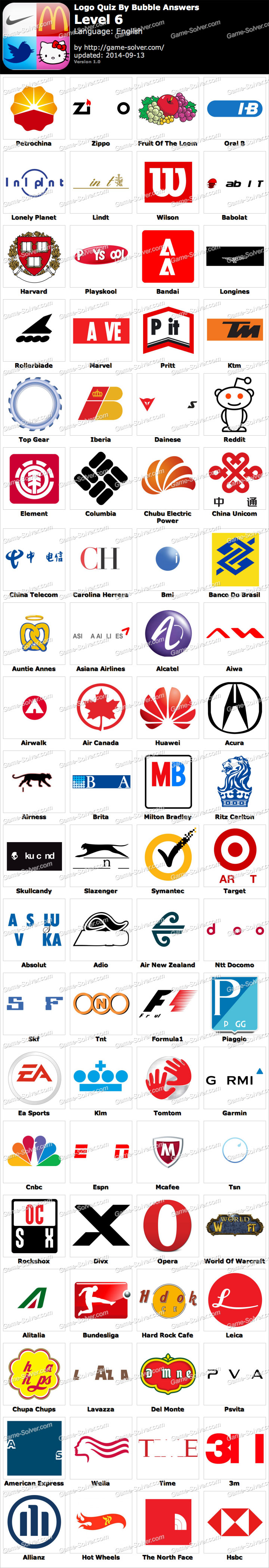 Logo Quiz Answers for iPhone, iPad, Android, more photos fr…