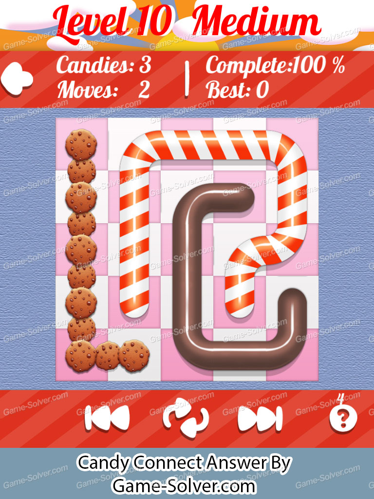 Candy Connect Yellow Pack Medium Level 10 • Game Solver