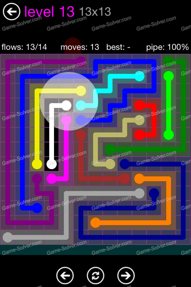 purple game level 13