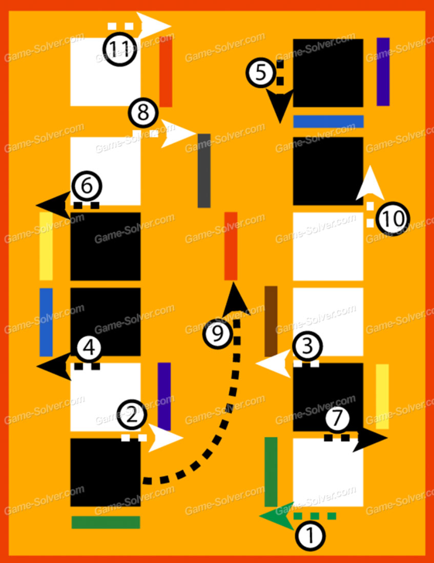 Color Zen Classic Pack Chapter 4 Level 13 Game Solver