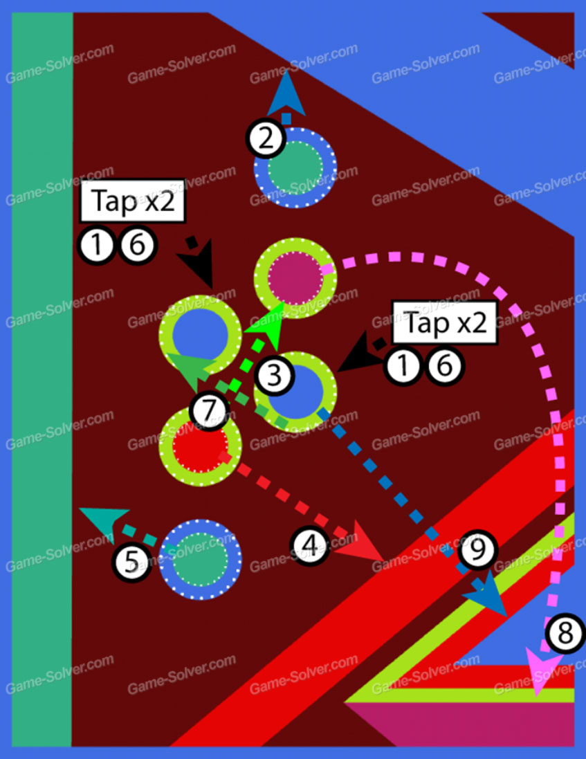 Color Zen Classic Pack Chapter 6 Level 14 Game Solver