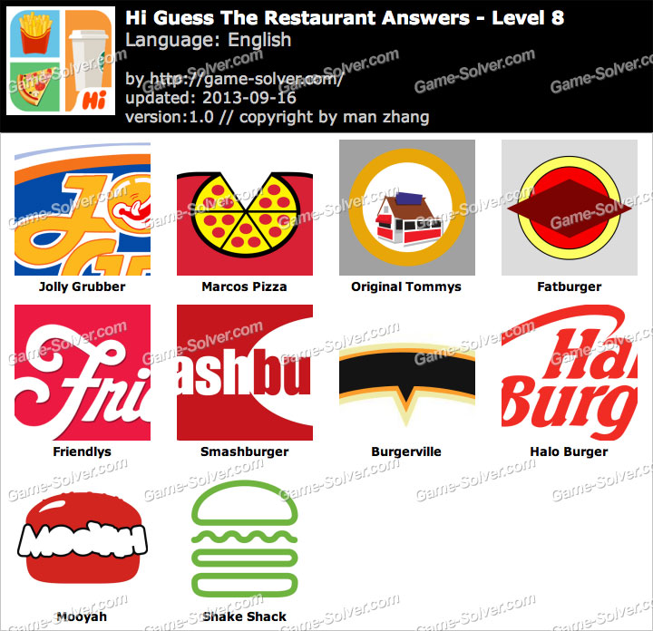 guess the restaurant level 11