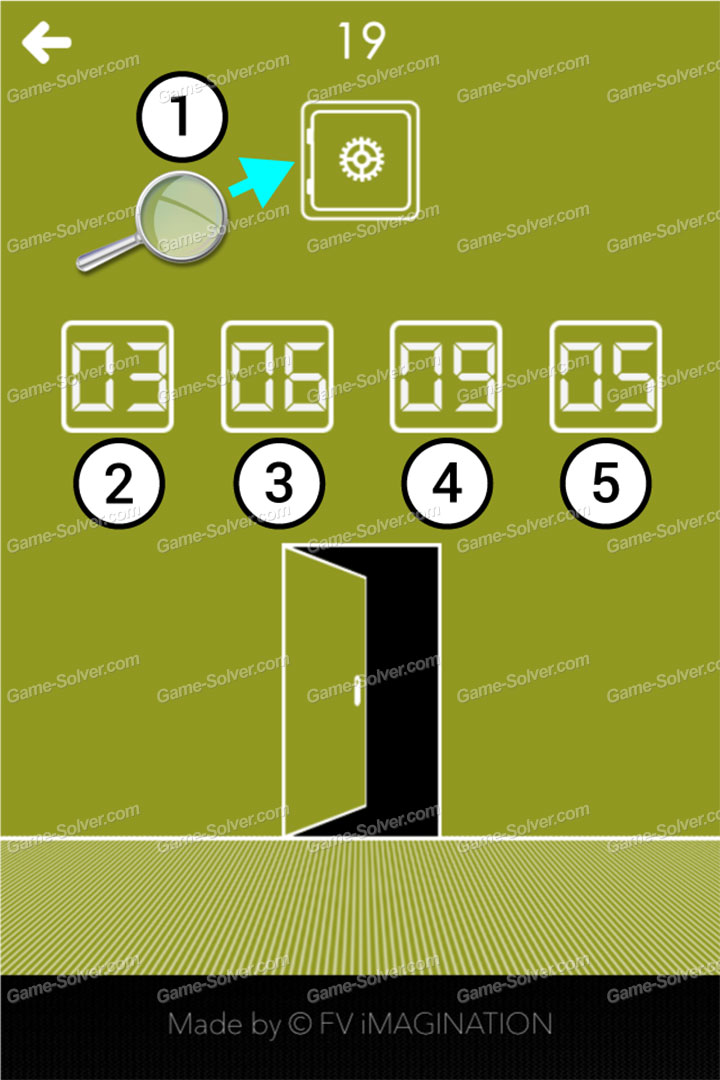 Rooms Level 19 • Game Solver