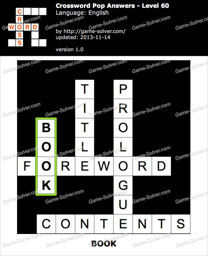 Issue 10 Crossword Puzzle Answer Key