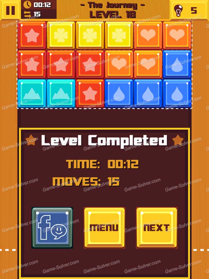 Mind Blocks The Journey Level 18 • Game Solver