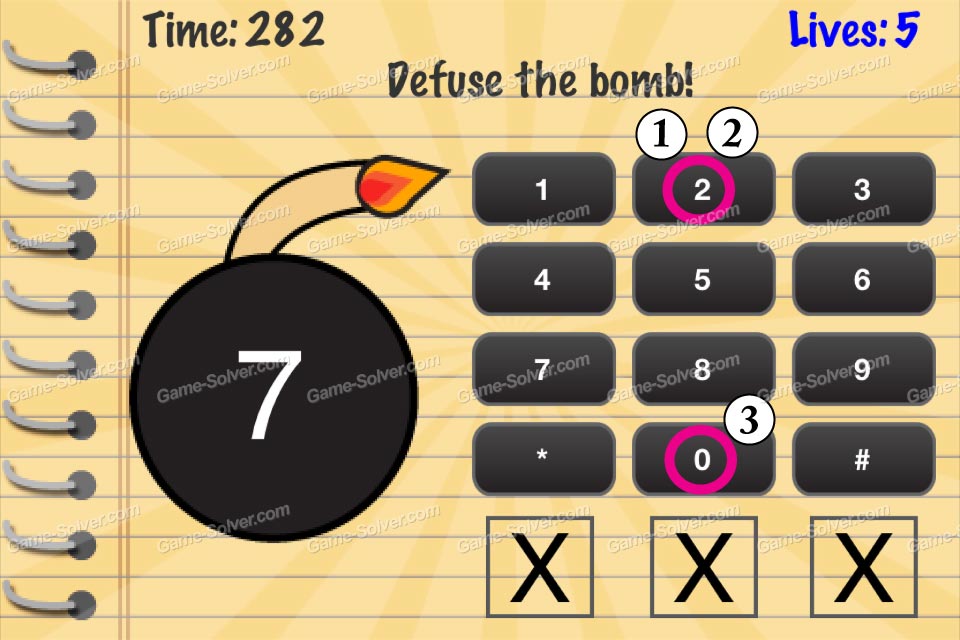 Impossible Test Defuse The Bomb • Game Solver