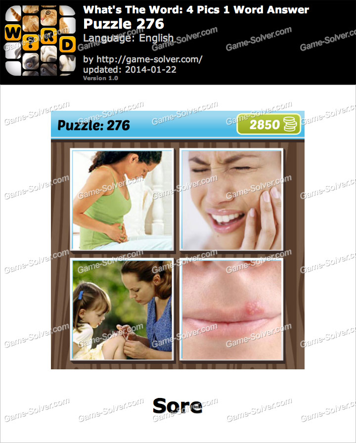 What’s The Word Puzzle 276 Game Solver