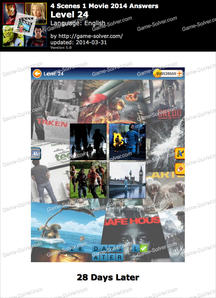 Scenes 1 Movie 2014 Level 24 - Game Solver