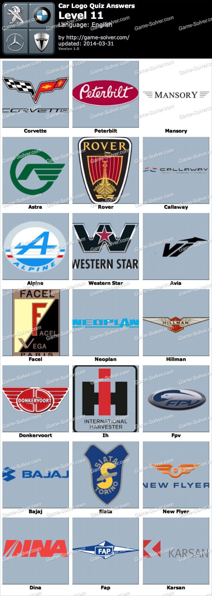 car logos quiz level 10