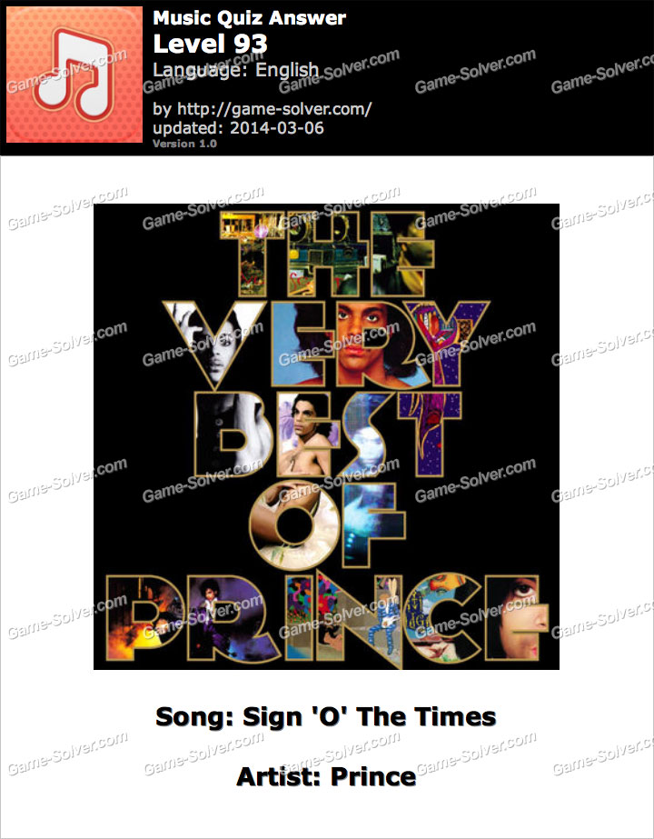 Music Quiz Level 93 Game Solver