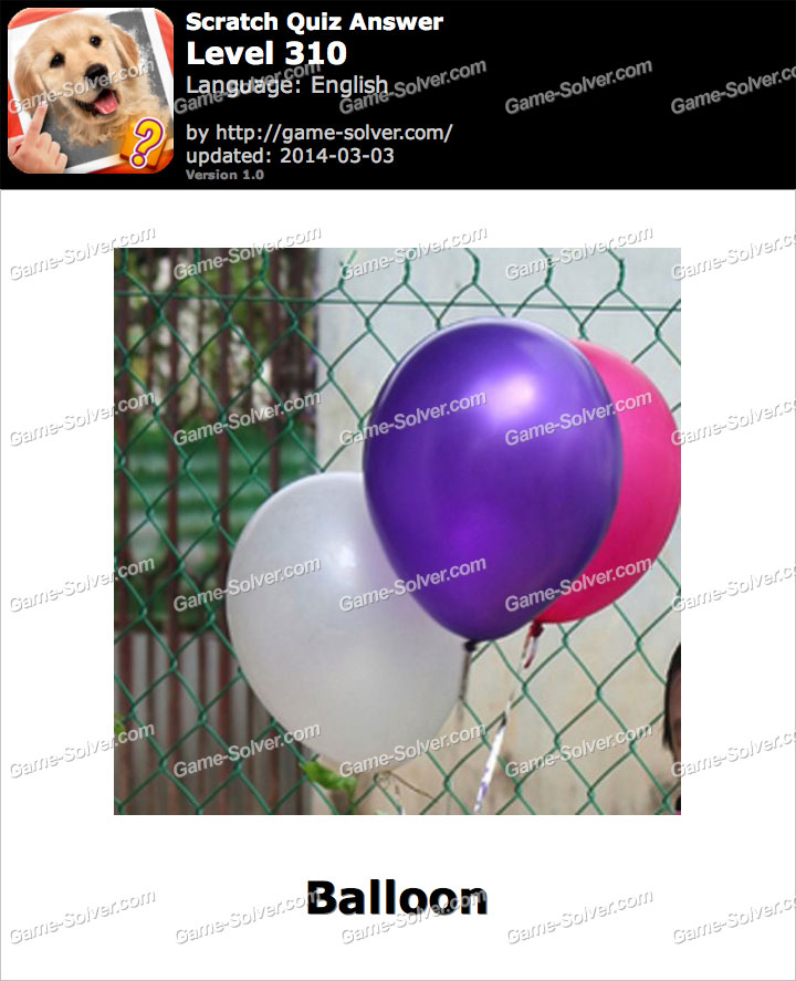 Scratch Quiz Level 310 Game Solver