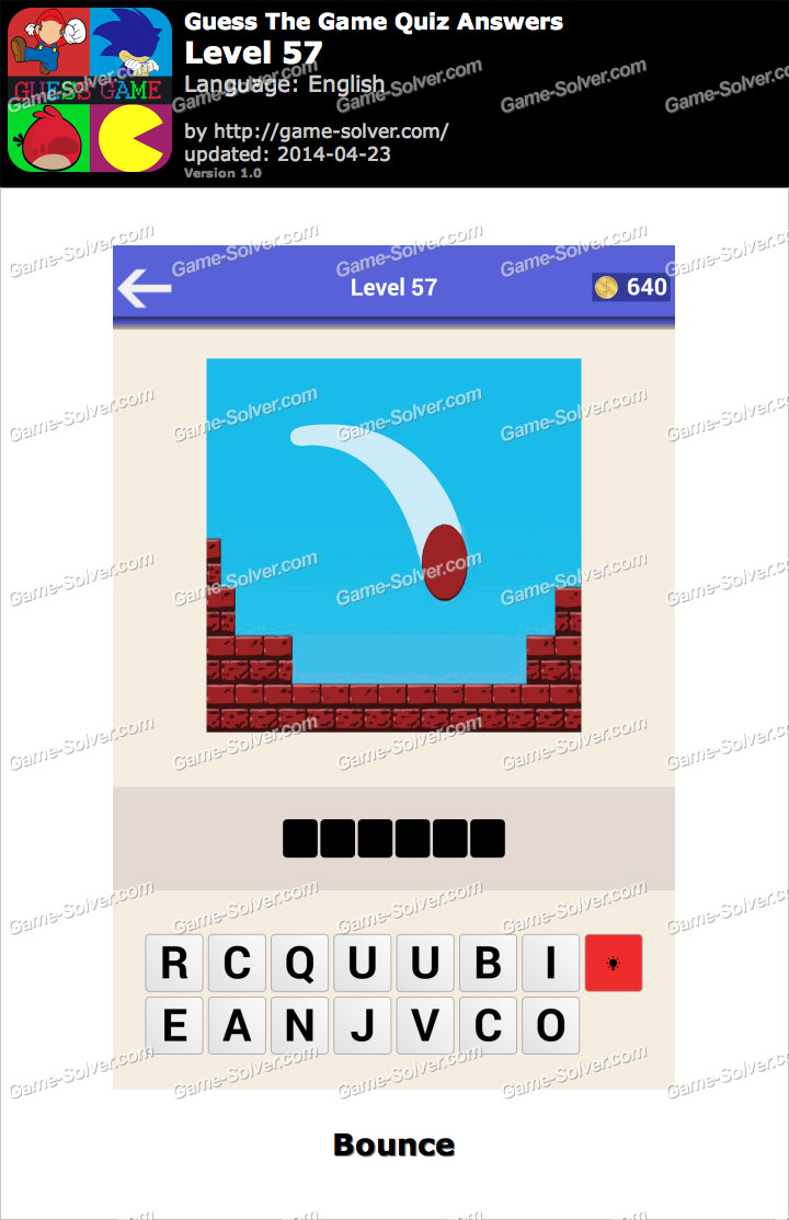 Guess The Game Quiz Level 57 Game Solver