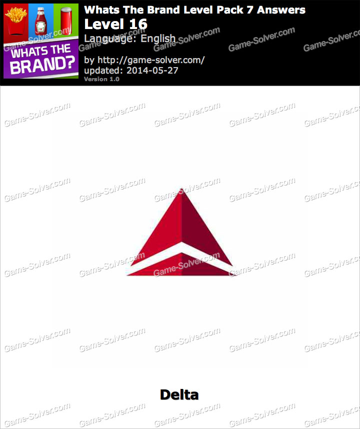 Whats The Brand Level Pack 7 Level 16