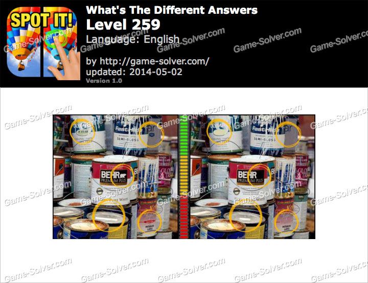 What’s The Difference Level 259 Game Solver