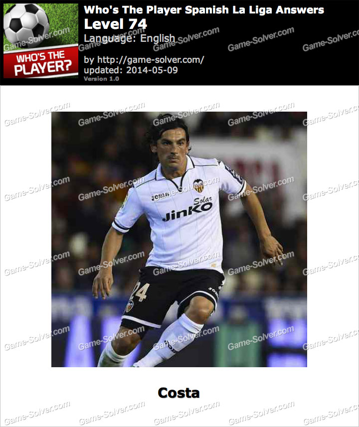 Who's The Player Spanish La Liga Level 74
