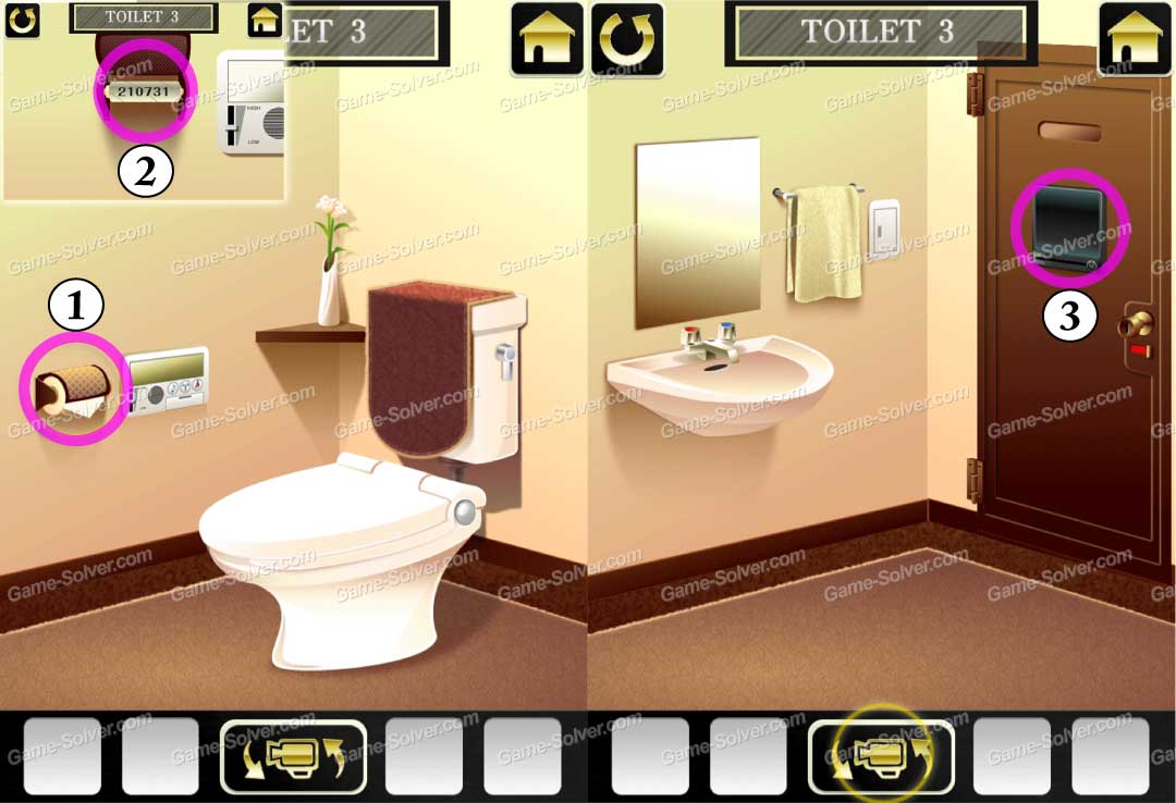 100 Toilets 2 Level 3 • Game Solver
