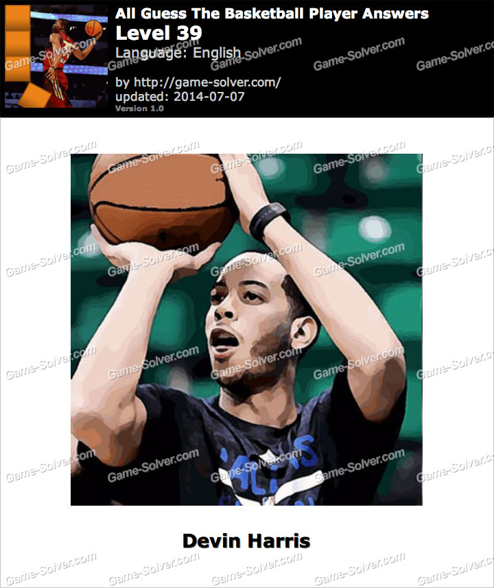 All Guess The Basketball Player Level 39 Game Solver