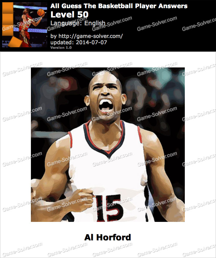 All Guess The Basketball Player Level 50 Game Solver