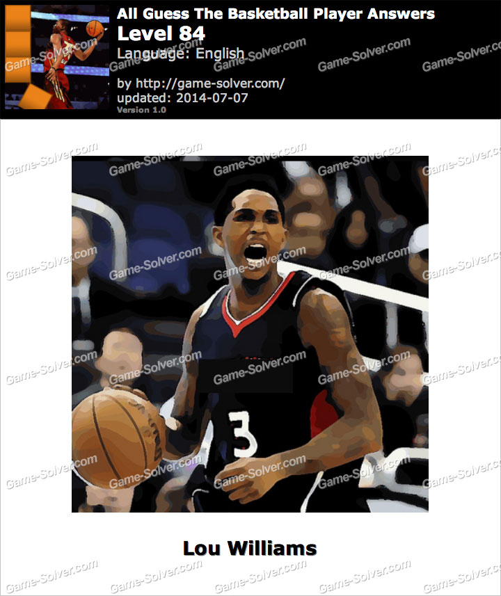 All Guess The Basketball Player Level 84 Game Solver