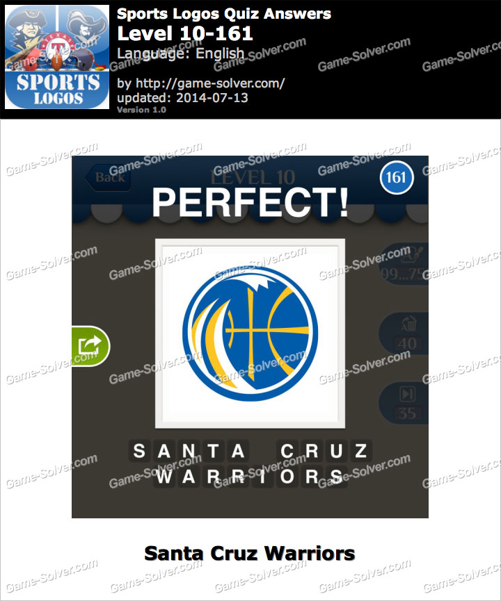 Sports Logos Quiz Level 10161 • Game Solver