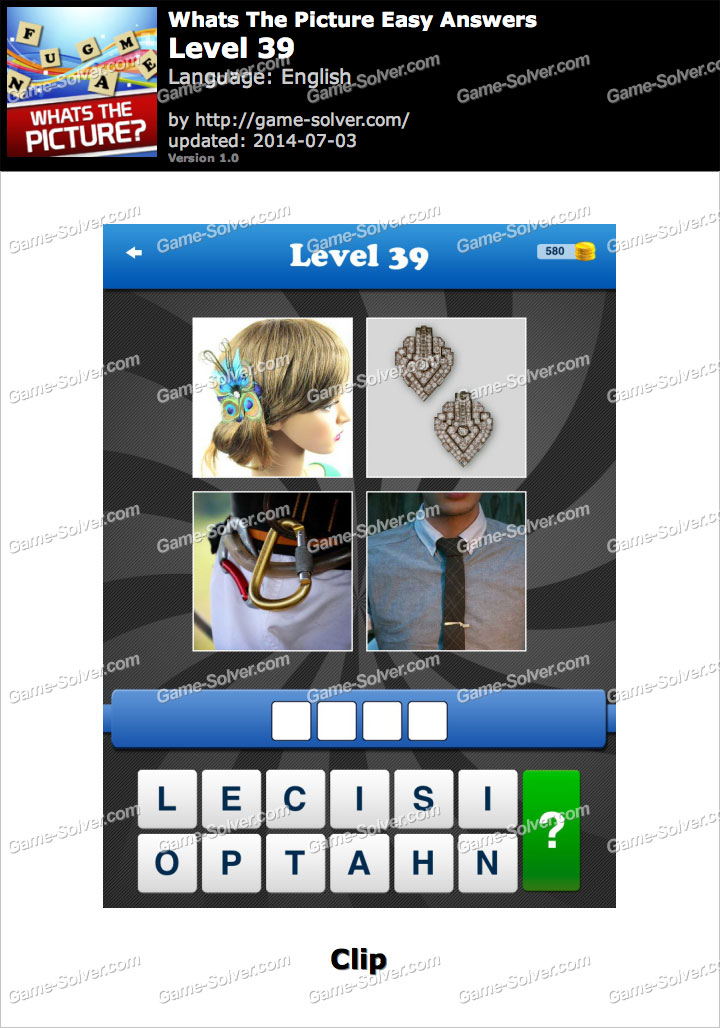 Whats The Picture Easy Level 39 • Game Solver