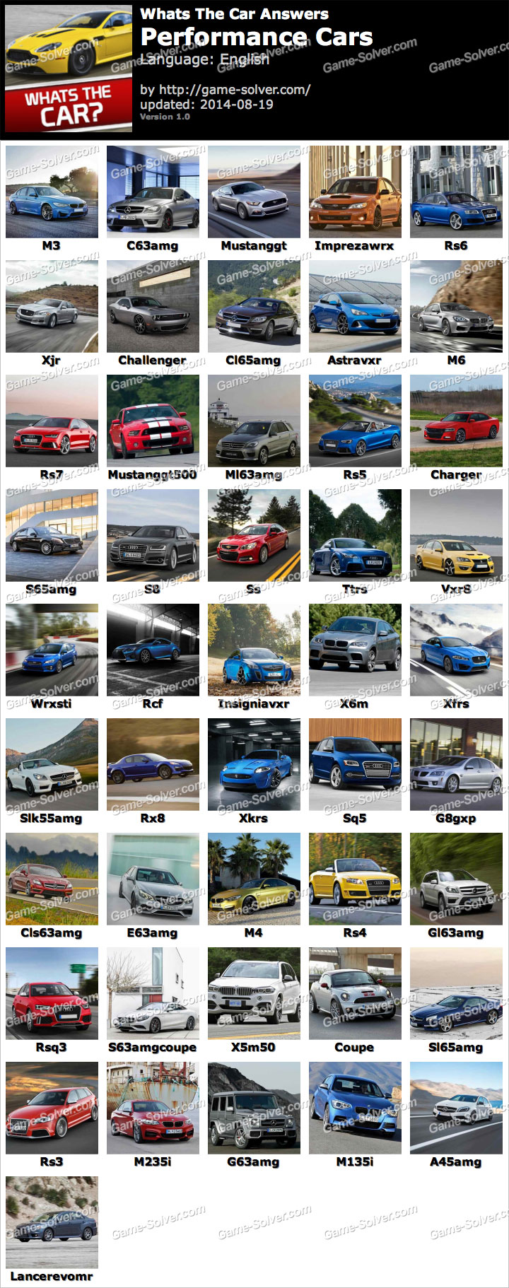 Whats The Car Mpvs Family Cars Answers - Game Solver