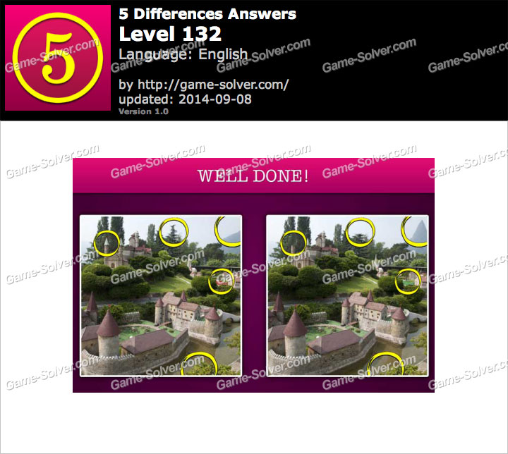 Get 5 Differences Online Answers Level 32 Images