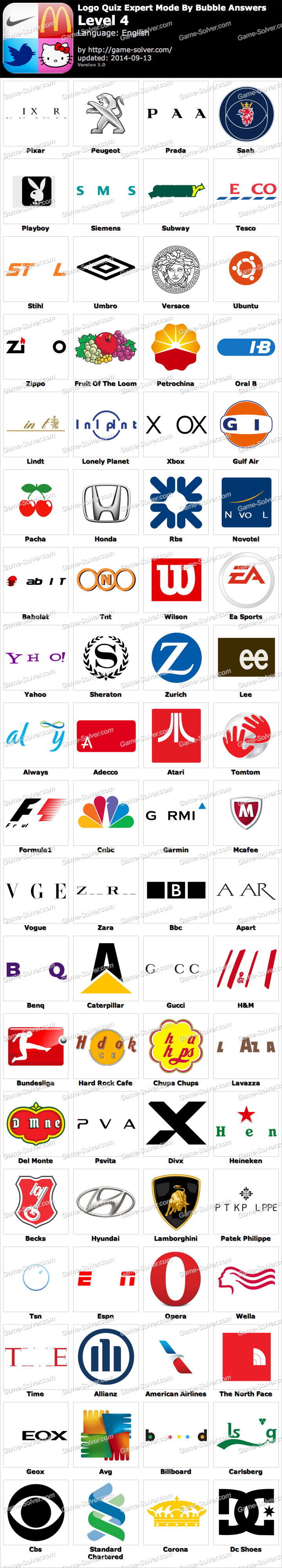 logo quiz answers level 2 for windows 8