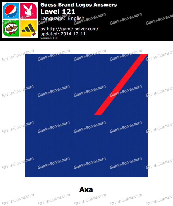 Guess Brand Logos Level 121 Game Solver