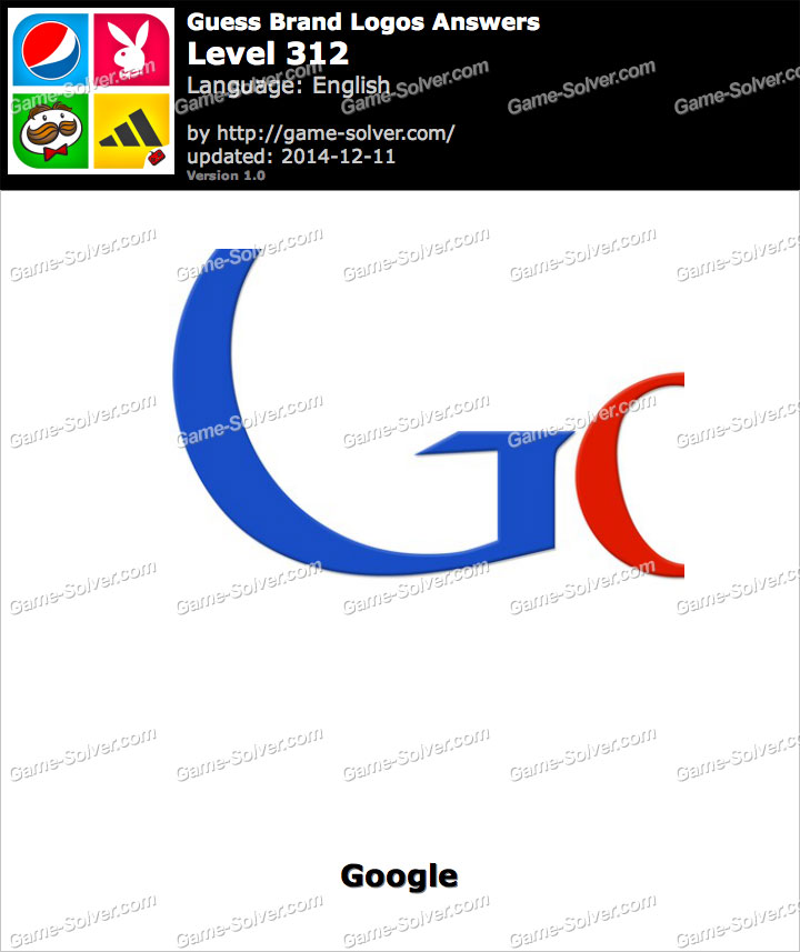 Guess Brand Logos Level 312 Game Solver
