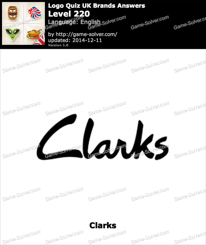 Logo Quiz UK Brands Level 220 Game Solver