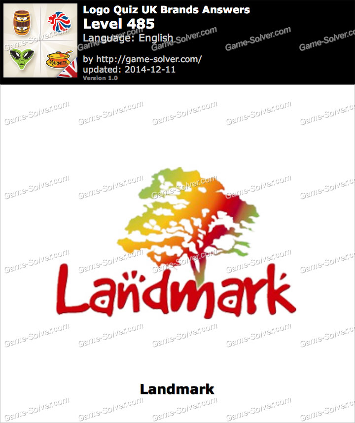 Logo Quiz UK Brands Level 485 Game Solver