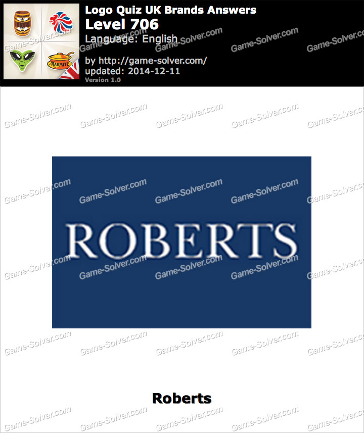 Logo Quiz UK Brands Level 706 Game Solver