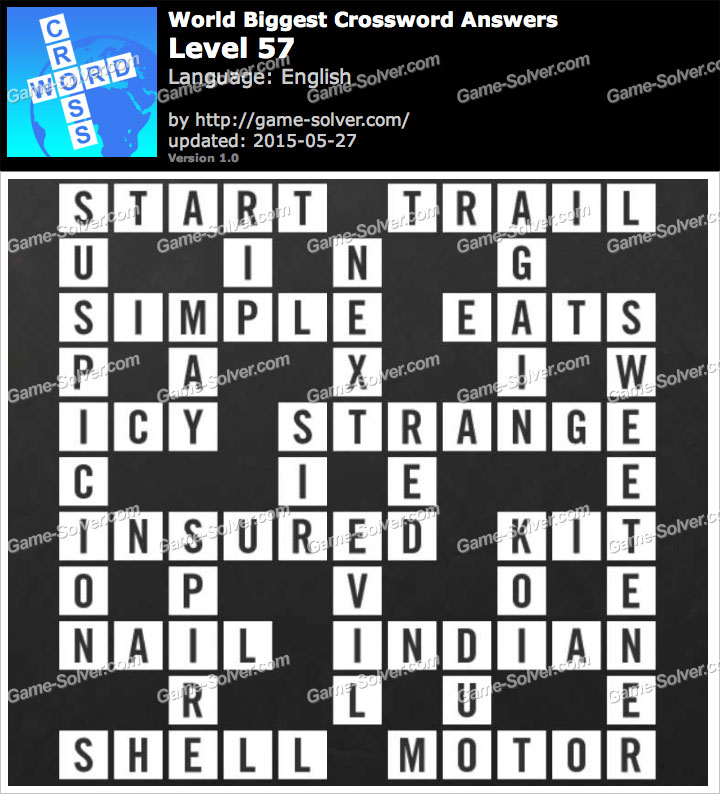 Worlds Biggest Crossword Level 57 Game Solver