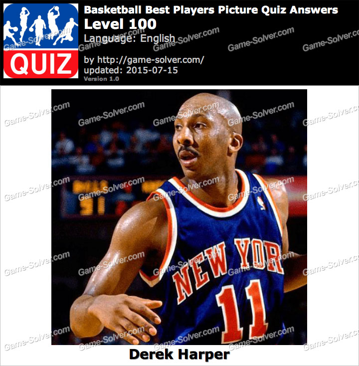 Basketball Best Players Picture Quiz Level 100 • Game Solver