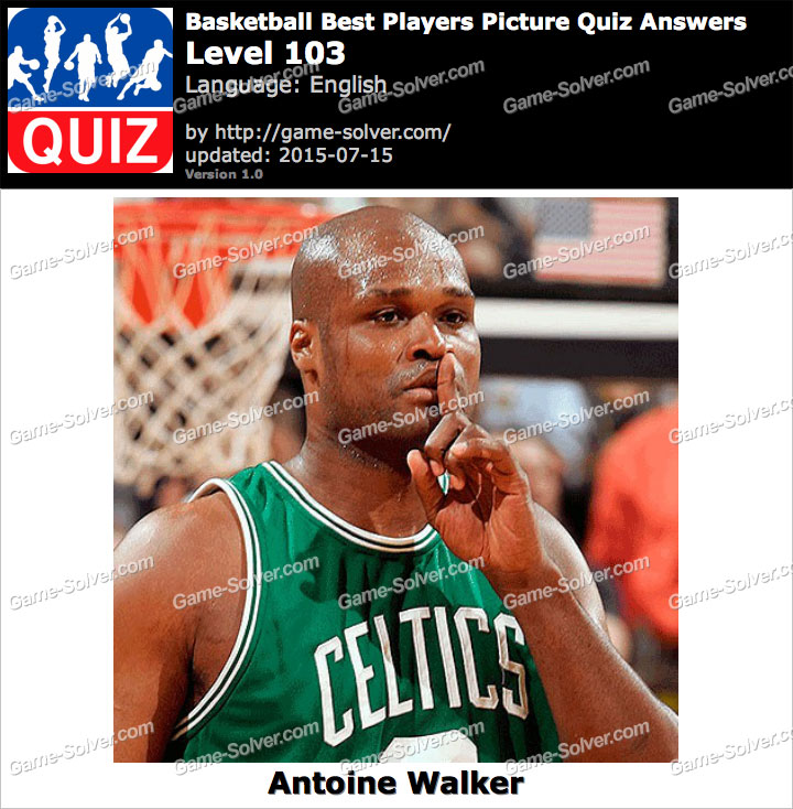 Basketball Best Players Picture Quiz Level 103 • Game Solver