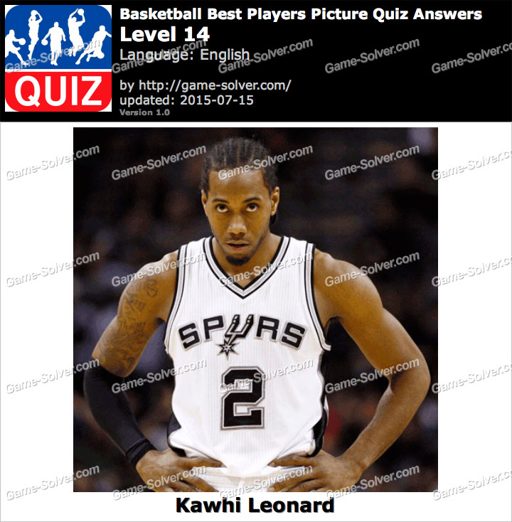 Basketball Best Players Picture Quiz Level 14 Game Solver