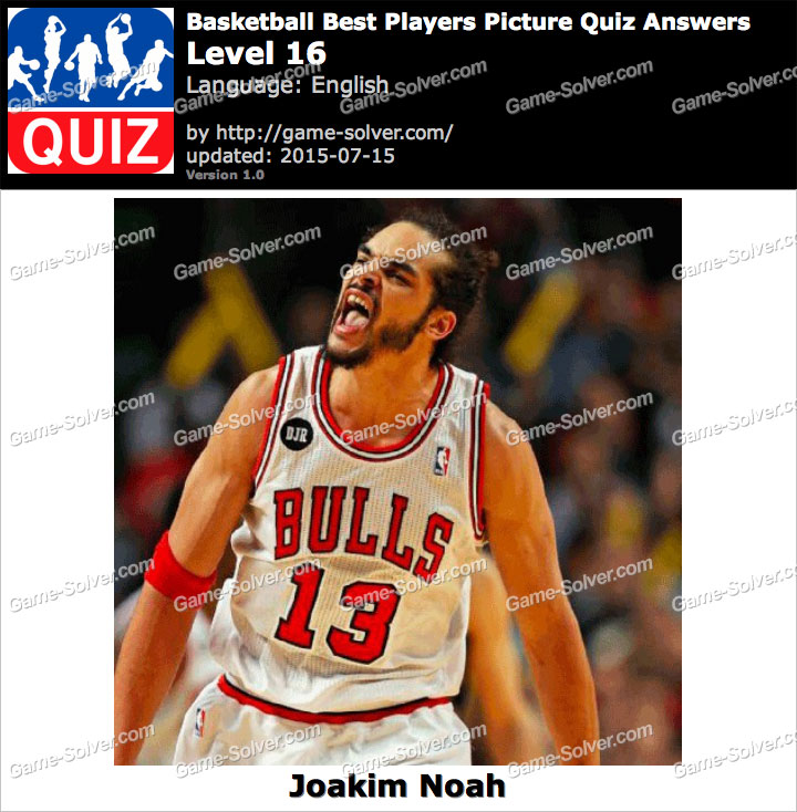 Basketball Best Players Picture Quiz Level 16 • Game Solver