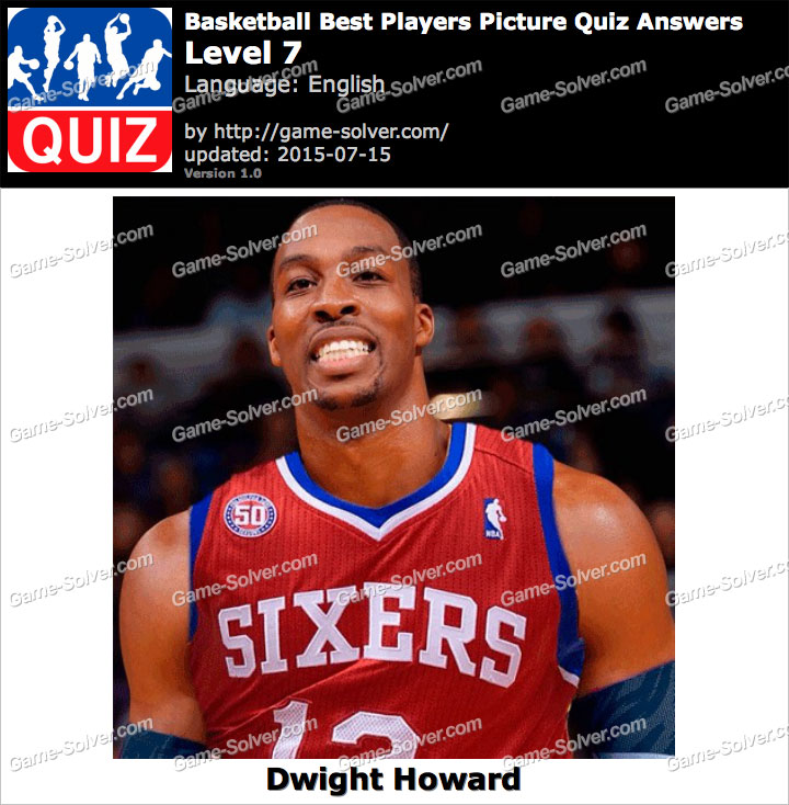 Basketball Best Players Picture Quiz Level 7 Game Solver