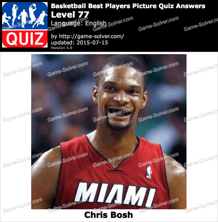 Basketball Best Players Picture Quiz Level 77 • Game Solver