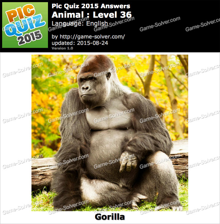 Pic Quiz 2015 Animal Level 36 • Game Solver