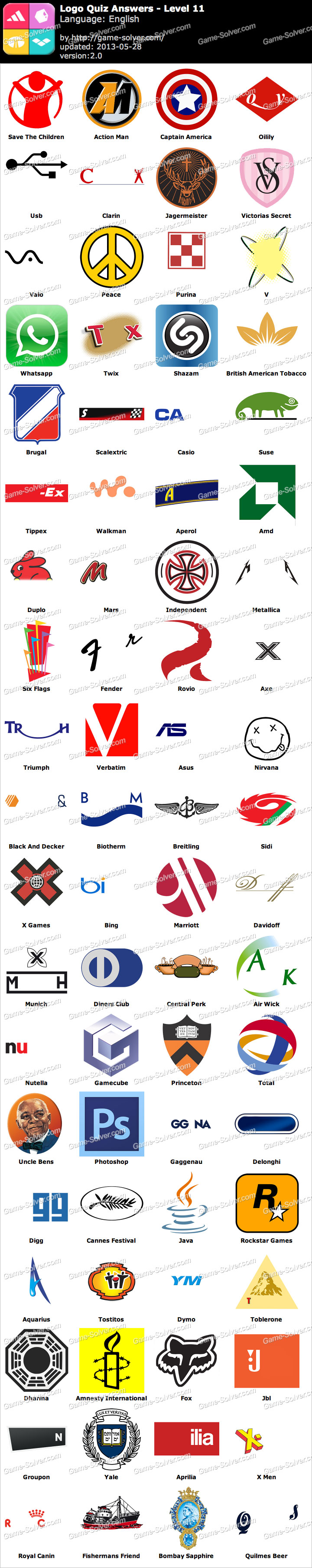 Logo Quiz Classic Answers for Android