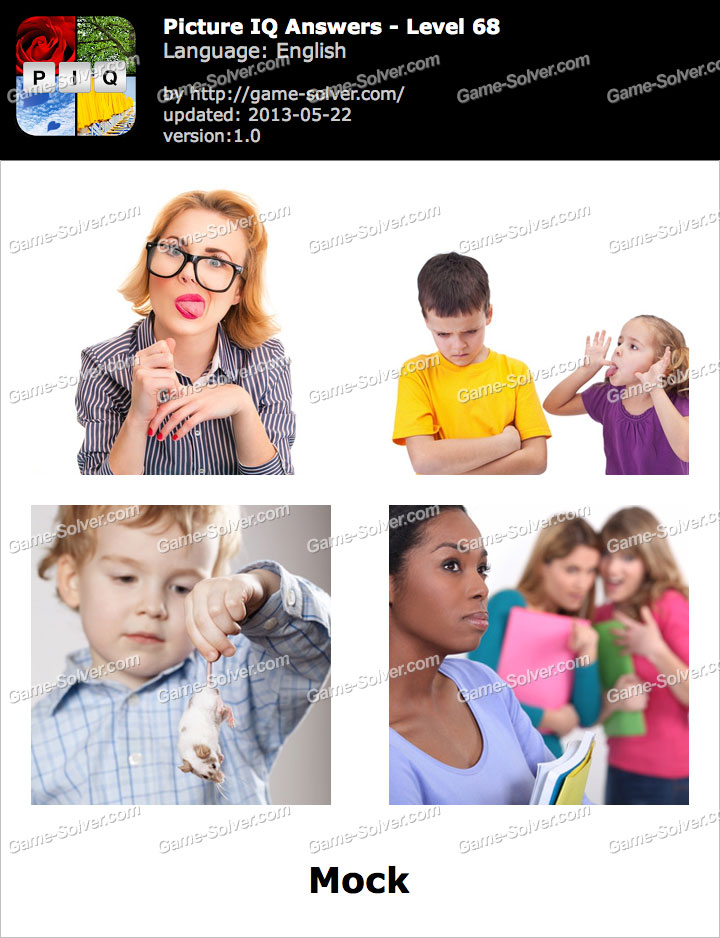 Picture IQ Level 68 • Game Solver