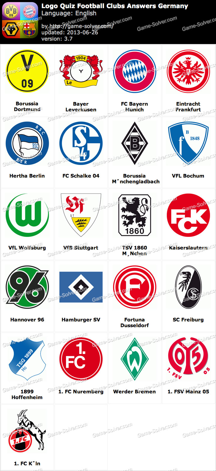 Football Clubs Logo Quiz Level 2 - All Answers - Walkthrough 