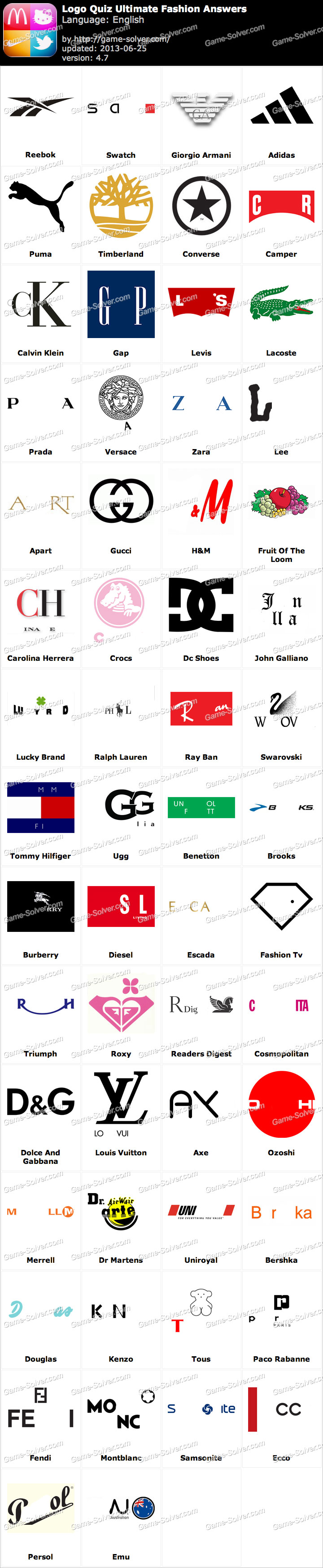 italian fashion brand logos