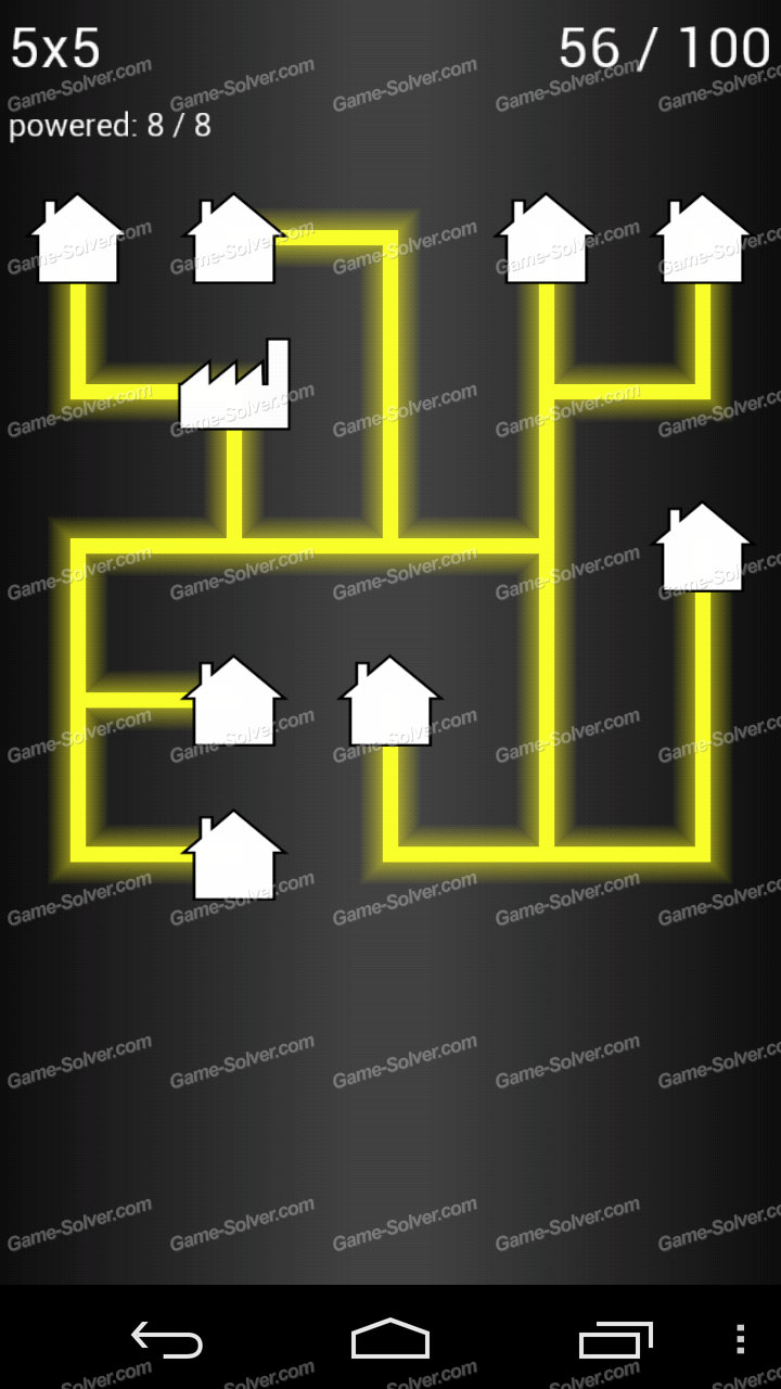 Loop Level 56 Power Flow 5x5 Level 56 • Game Solver
