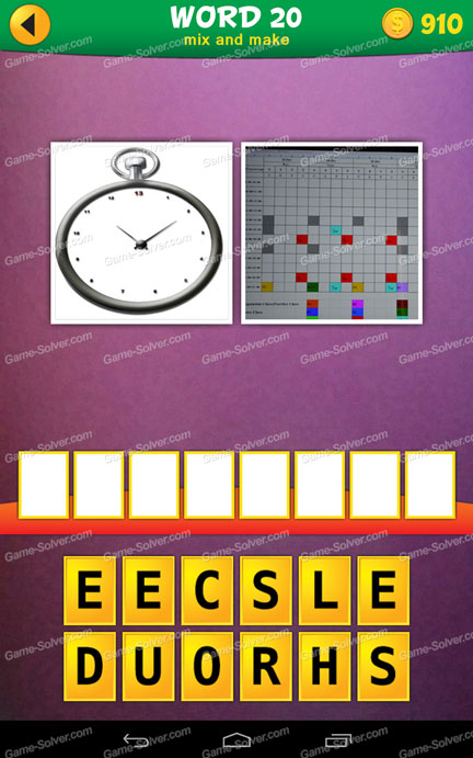 Mix and Make Word 20 • Game Solver